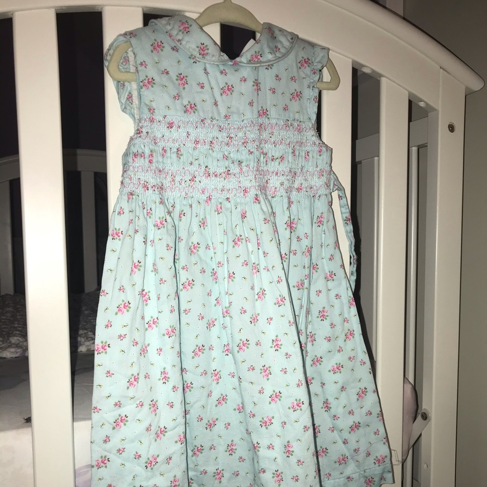 4t smocked floral dress